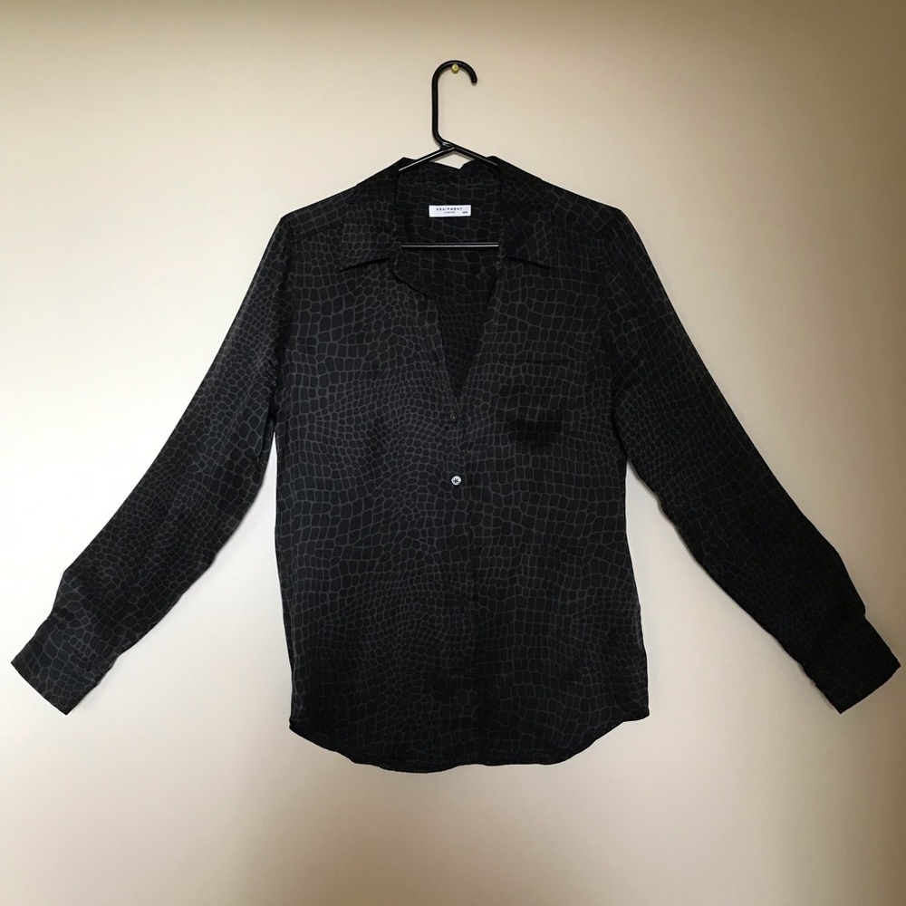 Equipment Silk Print Shirt